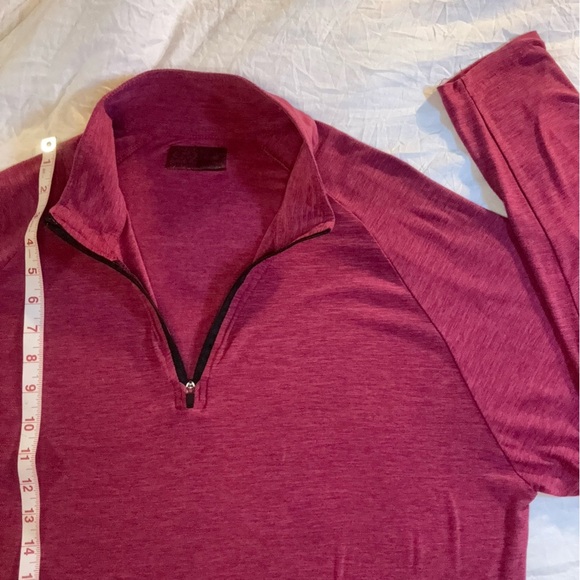 Athletic Red Quarter-Zip Pullover - Picture 5 of 5